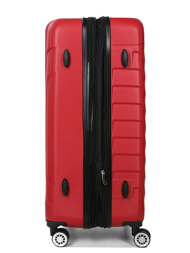 Валіза велика L ABS-пластик Madisson Snowball 03403 78х52х32см 103+17л Червоний - фото 7