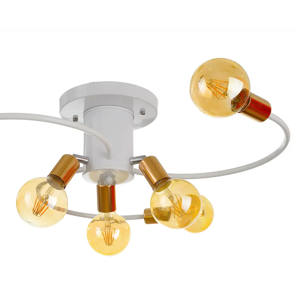 Люстра потолочная Brille Е27 60W WH (BR-01 618C/6) - фото 2