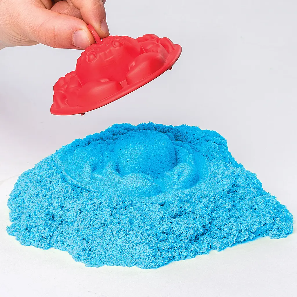 Набір кінетичного піску Kinetic Sand Замок З Піску, блакитний, 454 г (71402B) - фото 5