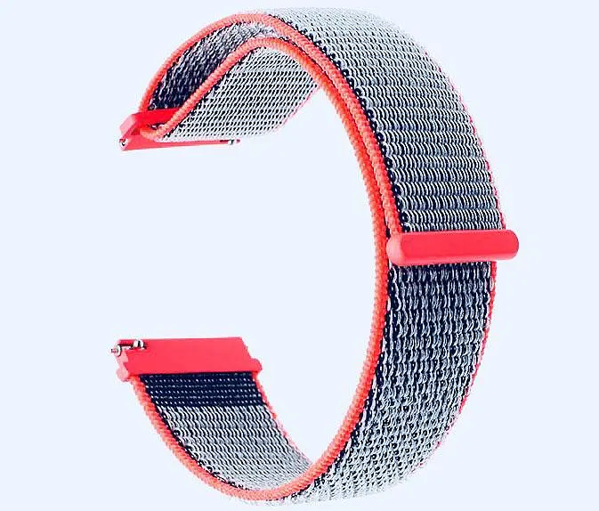 Нейлоновый ремешок для часов Huawei Watch 2 Neon Red - фото 2