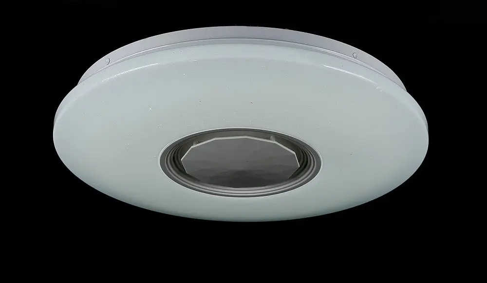 Люстра світлодіодна Splendid Ray LY8338, 48W, 3000K, білий акрил, сучасний стиль з пультом та Bluetooth - фото 5