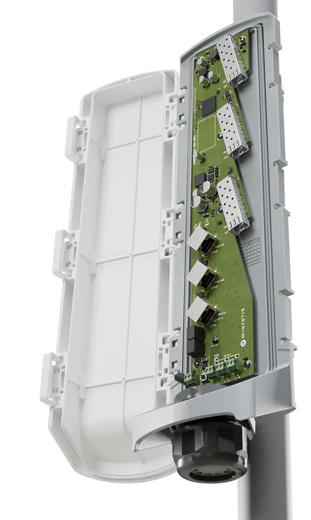 Коммутатор Cloud Smart Switch GPERx6 (CSS606-1G-2Gi-3S+OUT) MikroTiK teh0018280 - фото 4