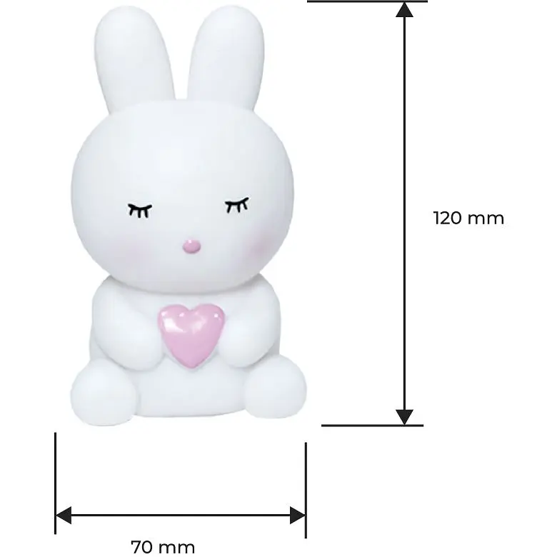 Светильник-ночник Eurolamp LED Rabbit Light 4.5W 2700K 1.6V батарейки 3xLR44 (120) - фото 3