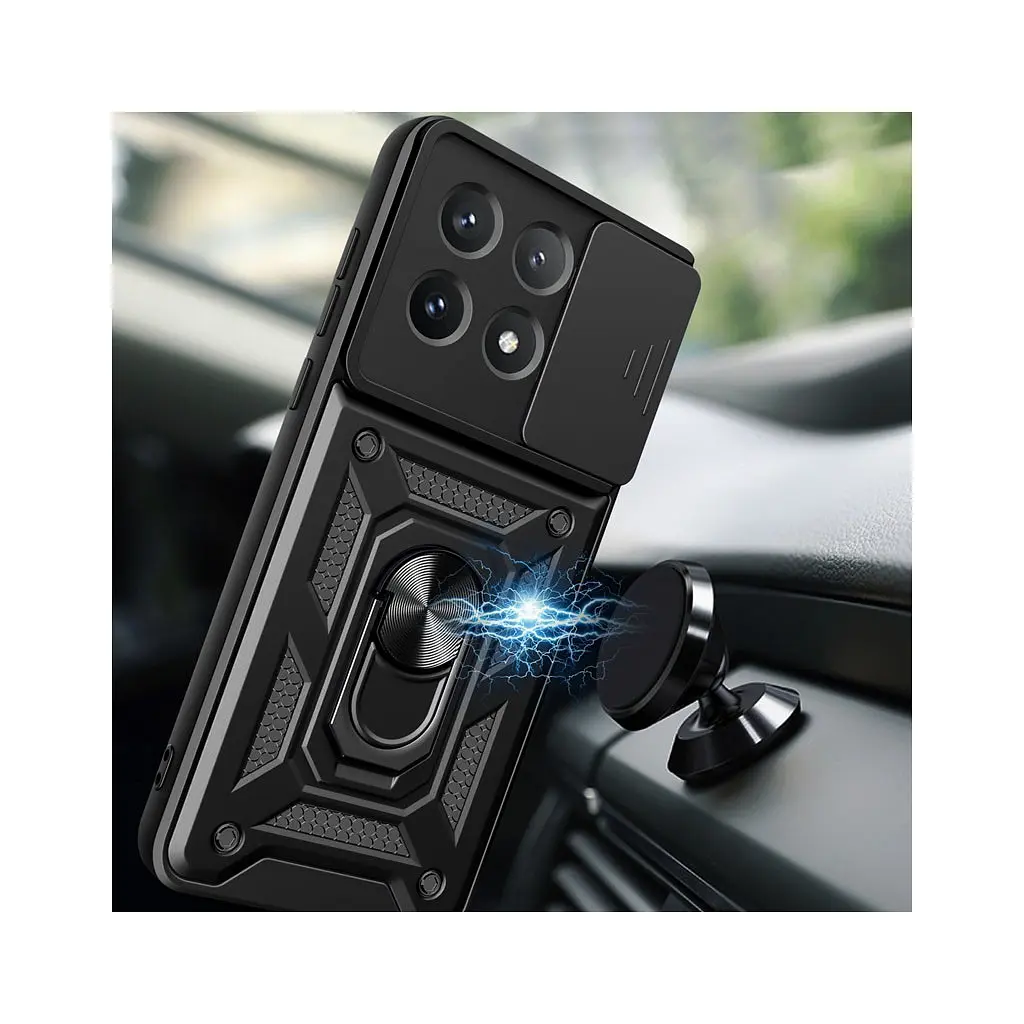 Чохол до мобільного телефона BeCover Military Poco X6 Pro Black (711157) - фото 4