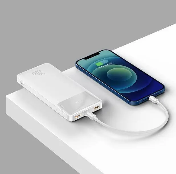 Аккумулятор внешний Baseus Bipow fast charging 10000mAh 20W OE PPBD050502 белый - фото 5