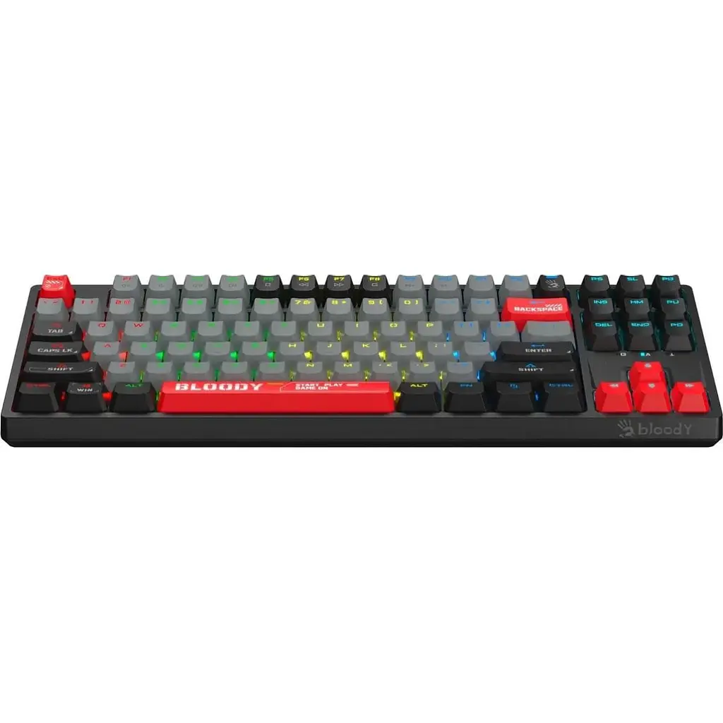 Клавіатура Bloody A4Tech S87 RGB USB Energy Red (S87 (Energy Red)) - фото 5