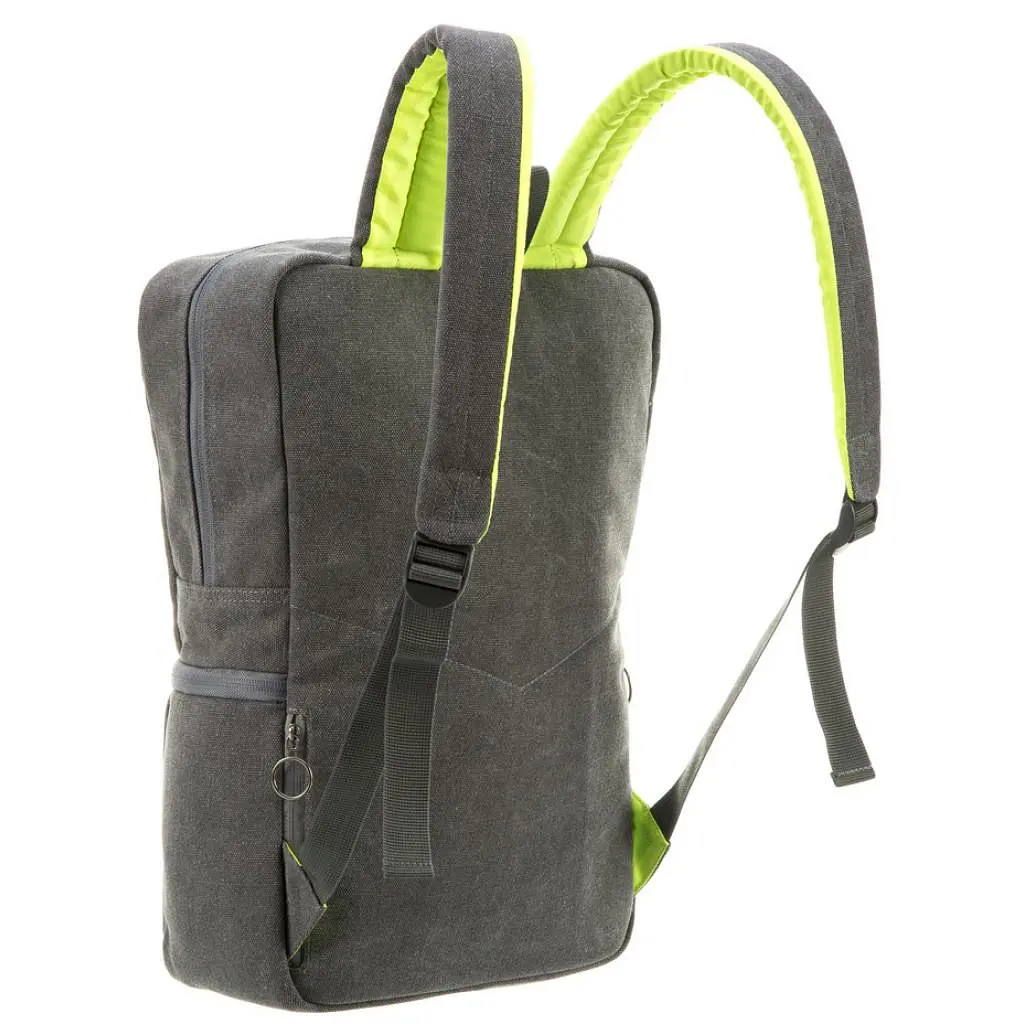 Рюкзак для ноутбука Zipit 14" Reflecto Grey/Green (ZRFLC-WT) - фото 2