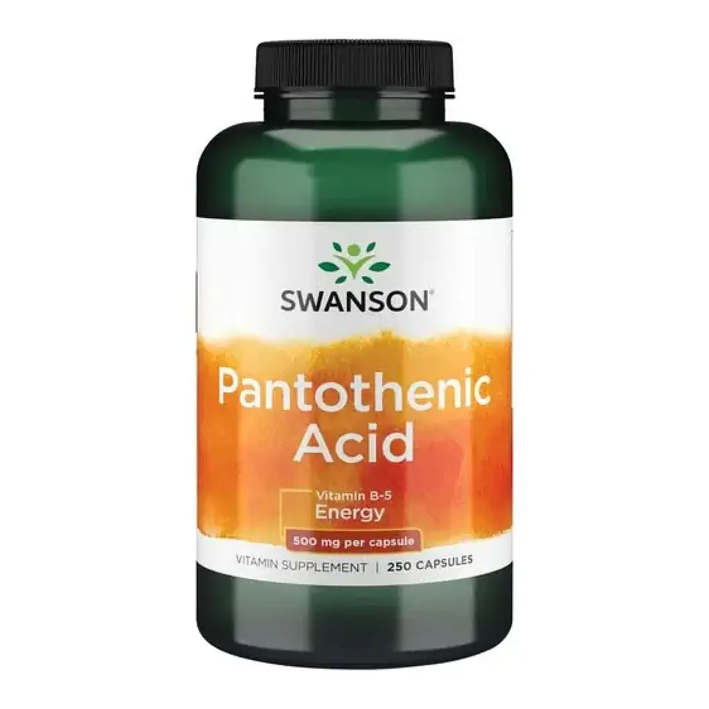 Пантотенова кислота (Вітамін B-5) Pantothenic Acid 500 мг - 250 капсул