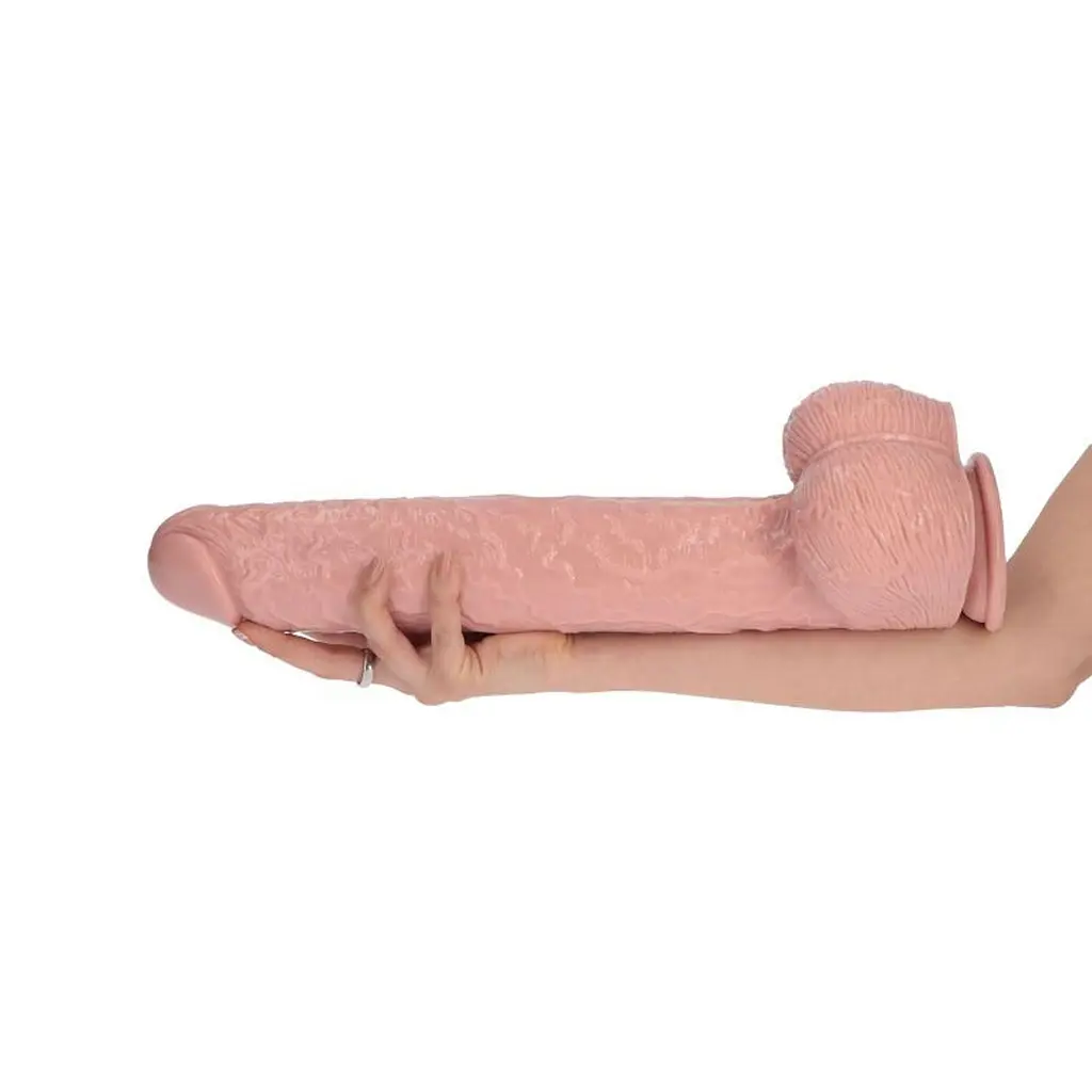 Фалоімітатор Toyz4lovers Italian Cock 15.5", 40 см (тілесний) - фото 2