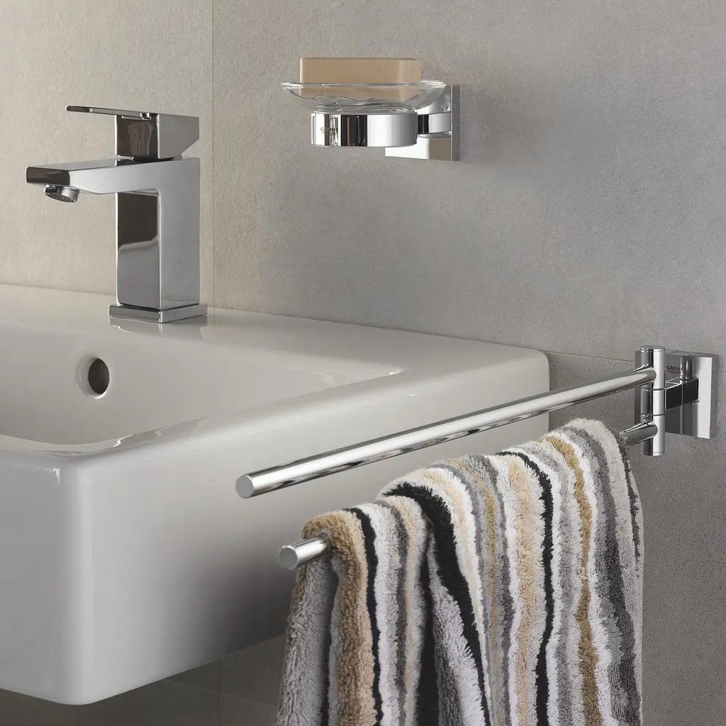 Держатель для полотенца Grohe QuickFix Start Cube 40976000 Хром - фото 4