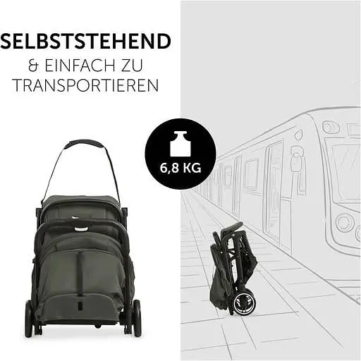 Прогулянкова коляска Hauck Travel N Care Dark Olive, темно-оливкова (16017-6) - фото 11