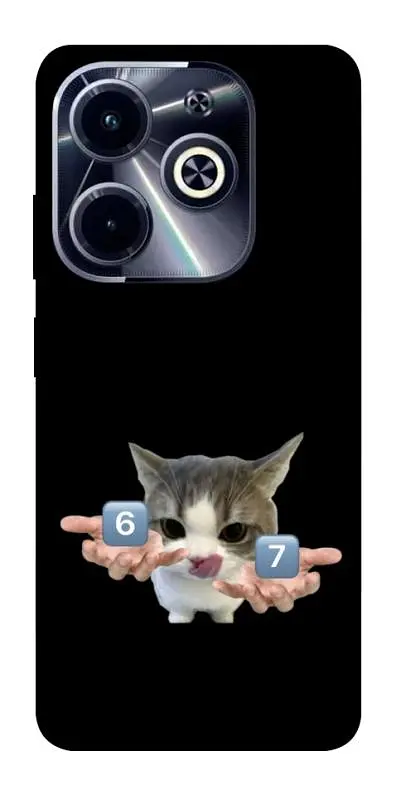Чохол Demsky Six Seven cat для Infinix Hot 40i