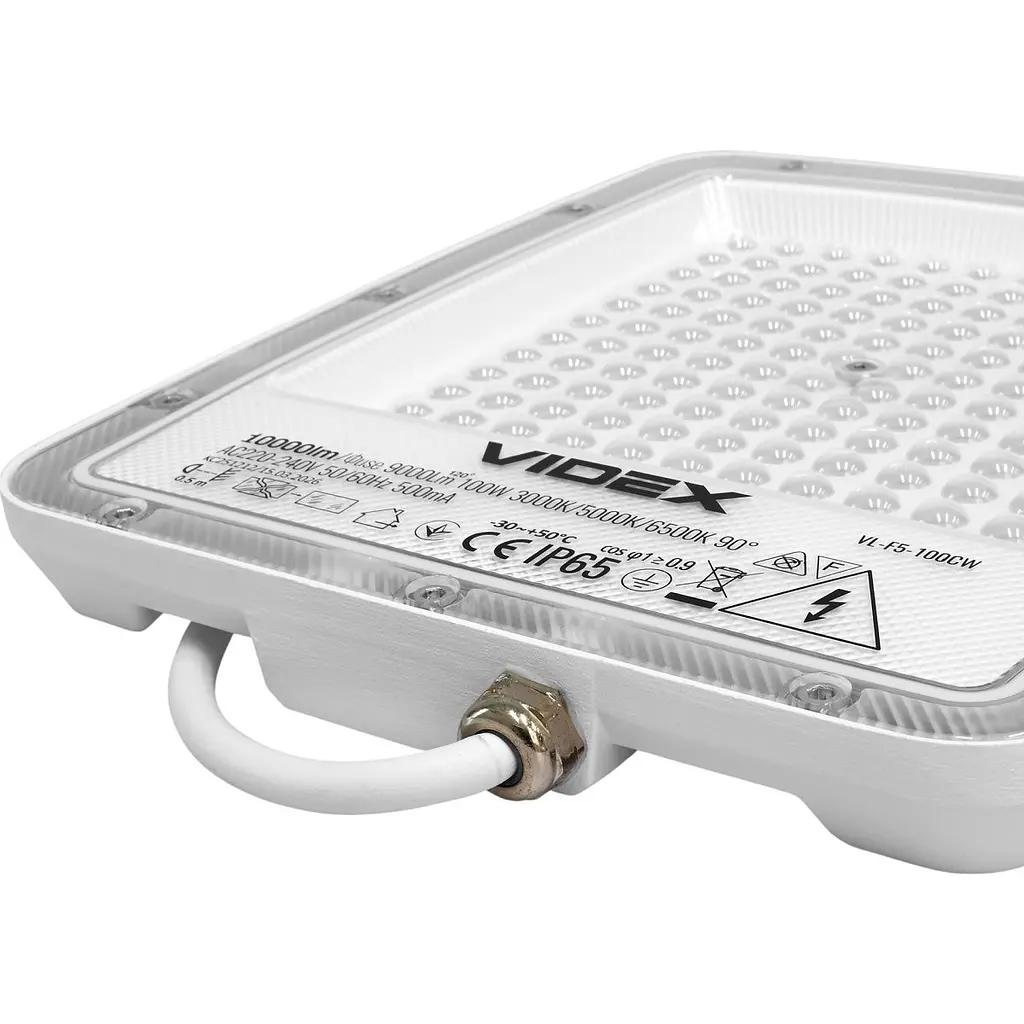 Світлодіодний прожектор Videx F5 100W White (VL-F5-100CW) [168713] - фото 8