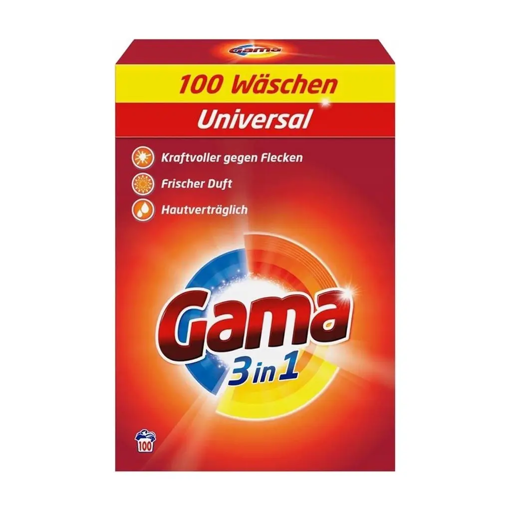 Пральний порошок Gama 3 in 1 Universal 6 кг (8435495837756)