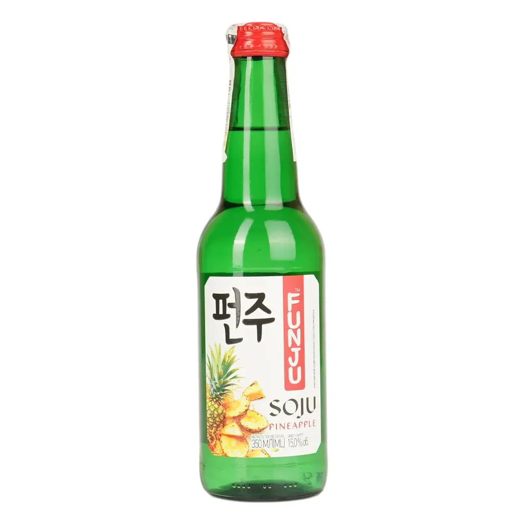Набір: Соджу FUNJU Pineapple 15% 0.7 л (0.35 л х 2 шт.) - фото 2