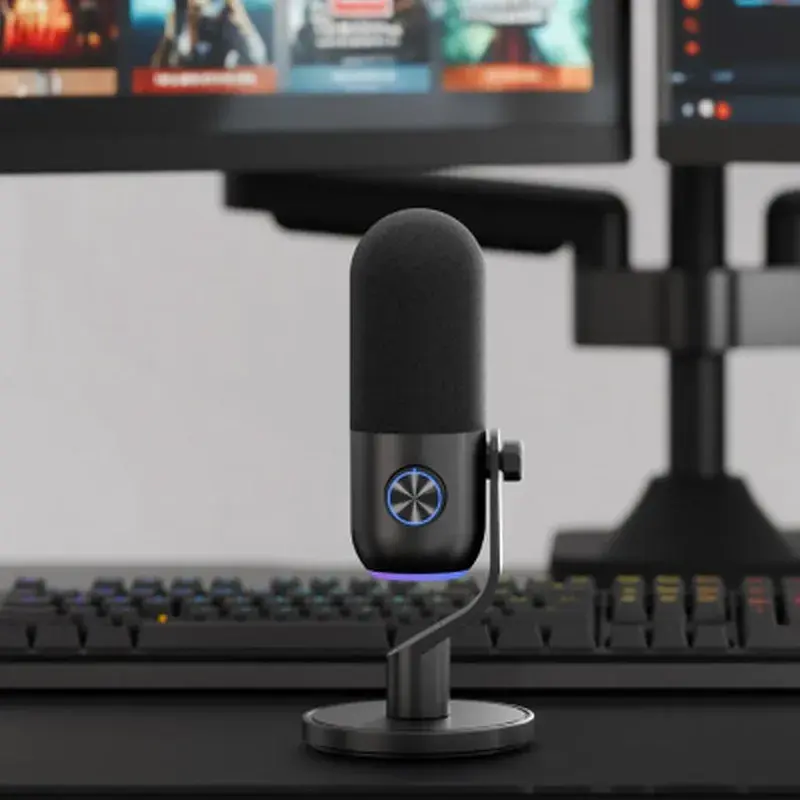 Мікрофон Streamplify MIC MINI-48-RGB-ST Black (SPMC-MM1C327.11) - фото 8