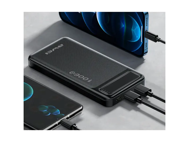 Зовнішній акумулятор (Power Bank) Awei P5K 10000mAh Black - фото 2