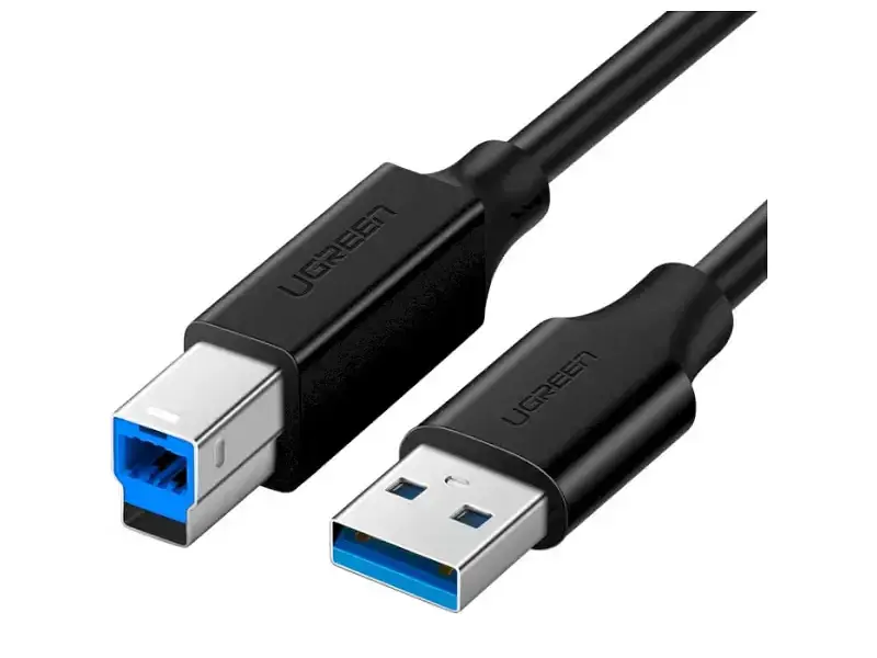 Кабель UGREEN US210 USB 3.0 Print Cable 2m Black (10372)
