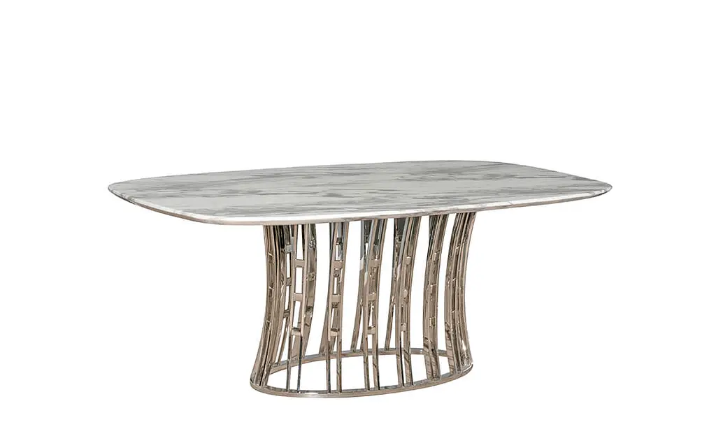 Стол обеденный Prestol Эван нераскладной 200х100х76 см белый - фото 2