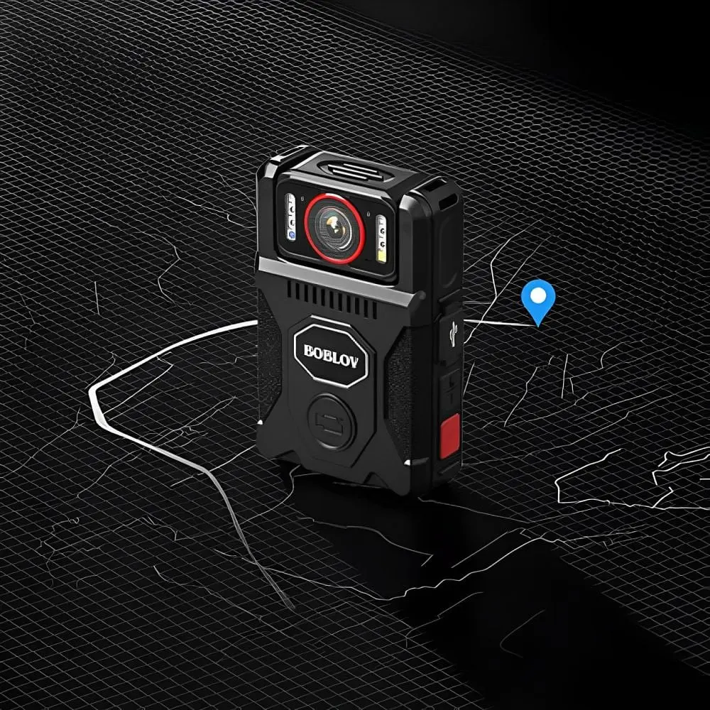 Нагрудний відеореєстратор Boblov M7 PRO 4K 128GB GPS (75-00213) - фото 4
