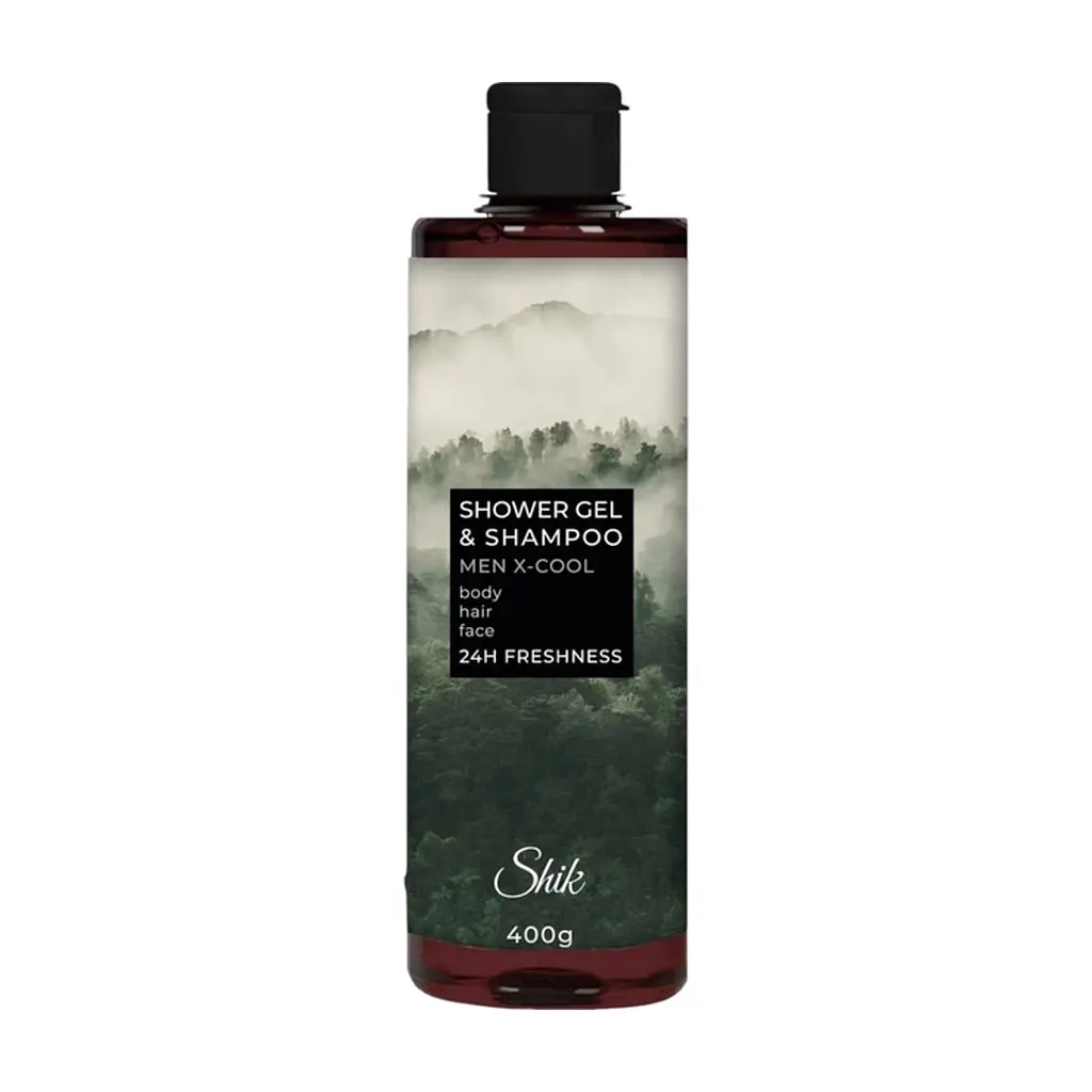 Гель для душу Shik Men X-Cool Shower Gel & Shampoo 400 г (4823107607134)