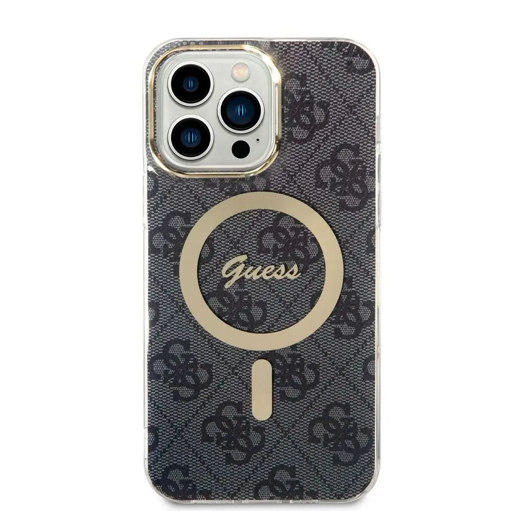 Чехол Guess IML 4G MagSafe для iPhOne 15 Pro Max Black (57983116692) - фото 2