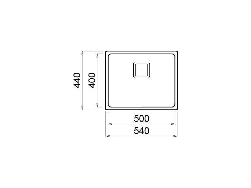 Кухонна мийка Elleci W-Square 500 - фото 2