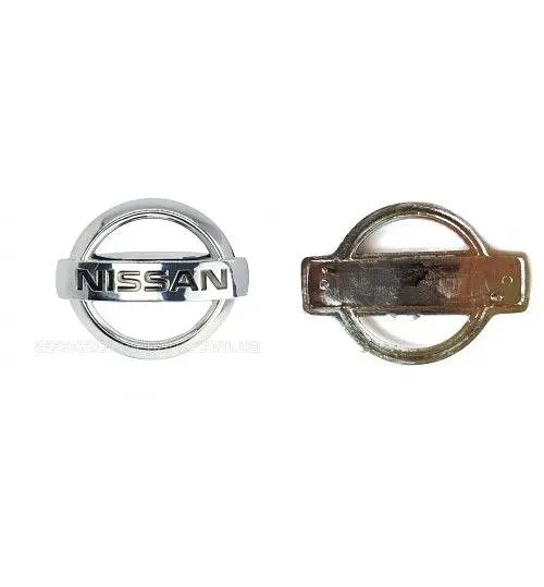 Емблема для Nissan 140 x 100 мм / пластикова / 2 пуклі - фото 2