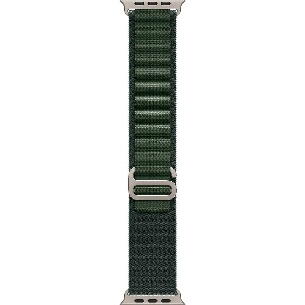 Смарт-часы Apple Watch Ultra 2 49mm Natural Titanium Case with Dark Green Alpine Loop Medium [MYT33+MXMV3] [114940] - фото 3