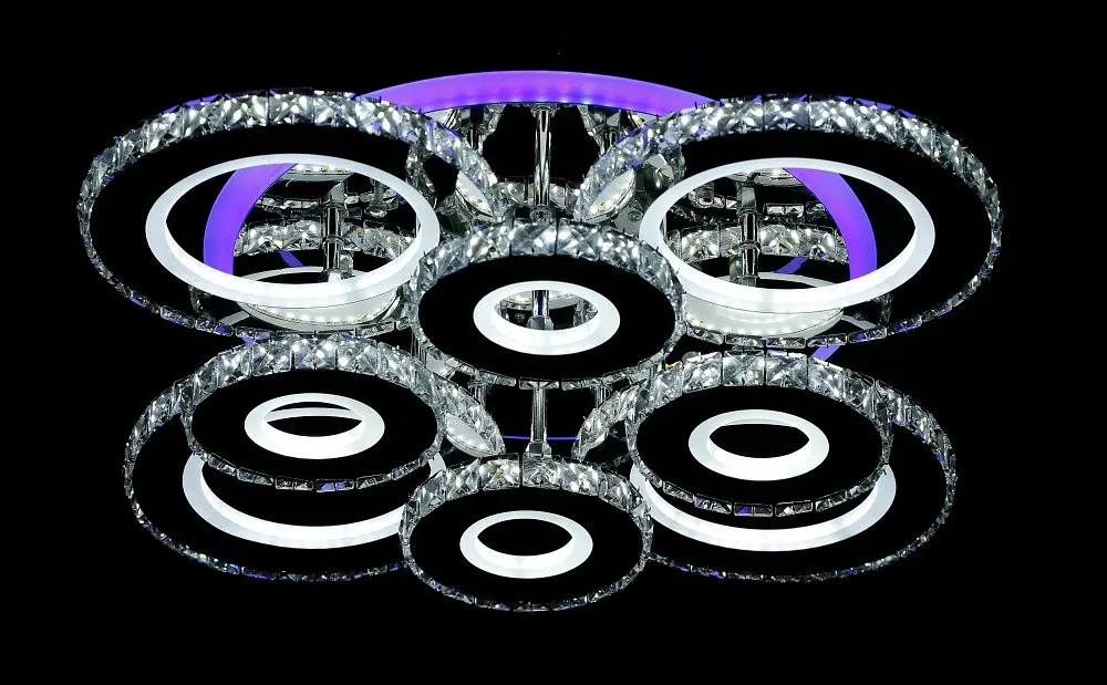 Стельова LED люстра з пультом і нічником Splendid-Ray 30-4027-88 - фото 6