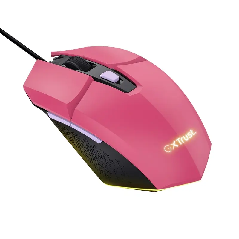 Компьютерная мышь Trust GXT 109 Felox RGB USB-A розовый teh0014008 - фото 3