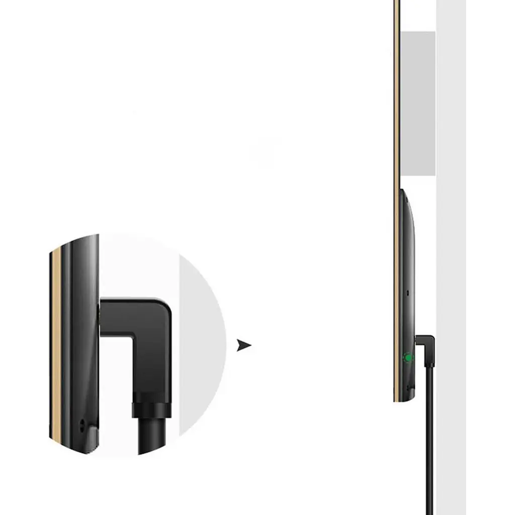 Кабель Ugreen HDMI to HDMI Cable HD103 Right Angle 90 Degree 2m Black (10173) [161918] - фото 3