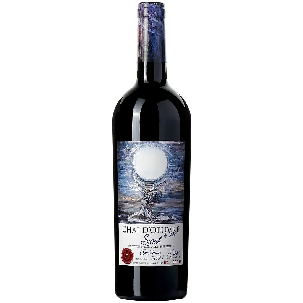 Вино Chai D'oeuvre Syrah Rouge IGP Pays D'Oc, червоне, сухе, 0,75 л