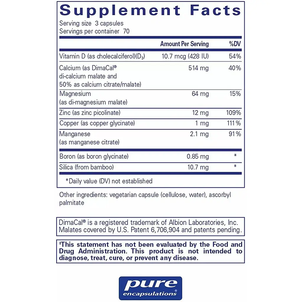 Кальций Pure Encapsulations OsteoBalance 210 капсул - фото 2