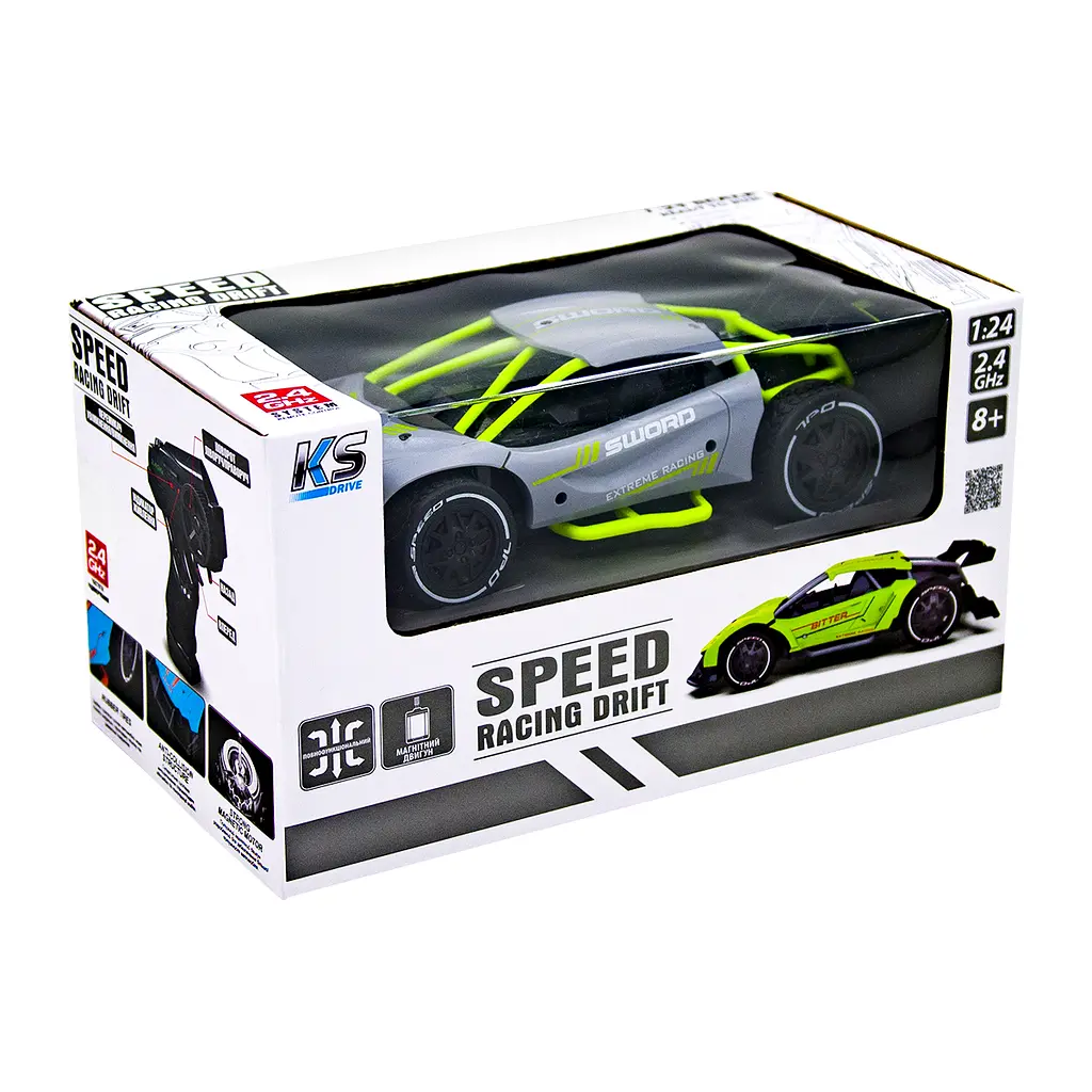 Машинка на радіокеруванні Sulong Toys Speed Racing Drift Sword сірий (SL-289RHG) - фото 12