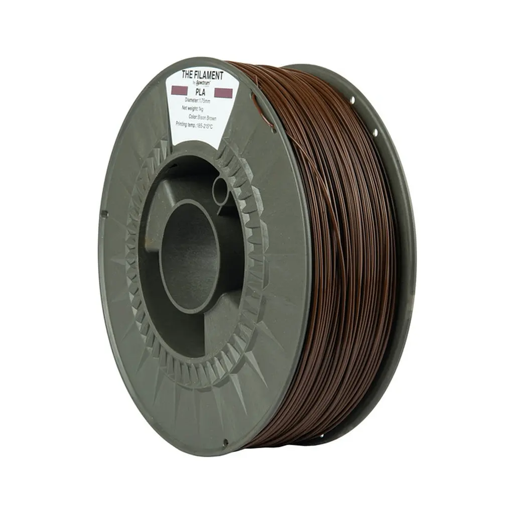 Пластик для 3D-принтера The Filament PLA 1.75mm 1kg BROWN, BISON (TF-24010)