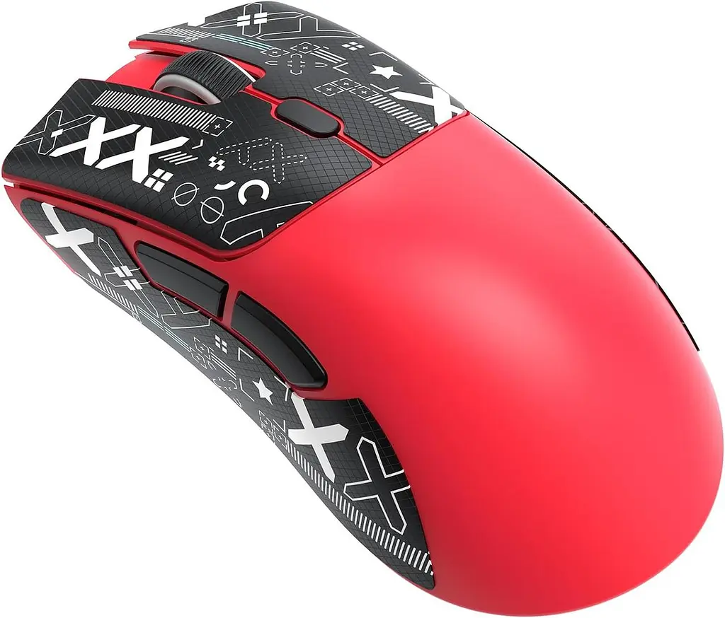 Бездротова мишка ATTACK SHARK R1 Red | PAW3311 | 18000 DPI | 65 годин на одному заряді - фото 2