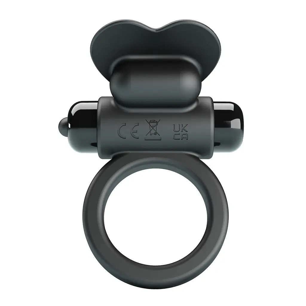 Віброкільце PRETTY LOVE VIBRANT PENIS RING DEBONAIRE Black, 10 vibration functions PRETTY LOVE BI-210316 99057 - фото 4