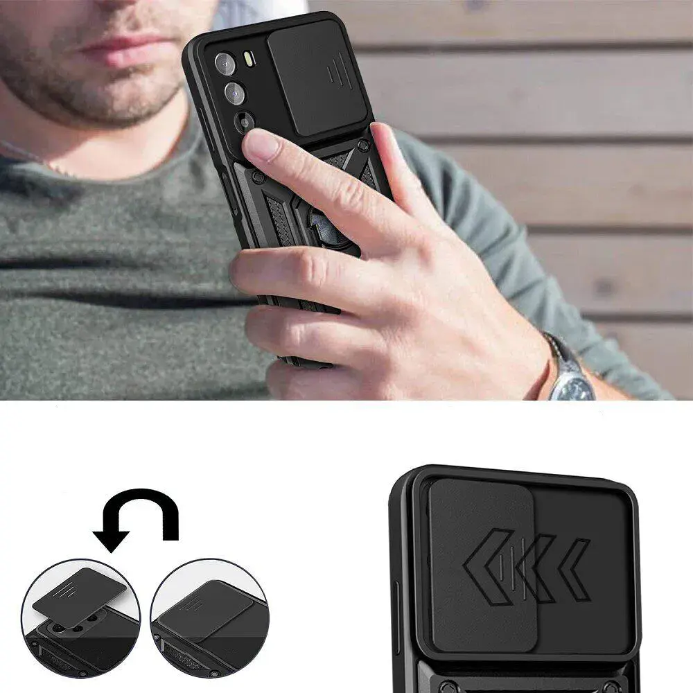 Панель BeCover Military для Motorola Moto G52/G82 Black (709972) - фото 4