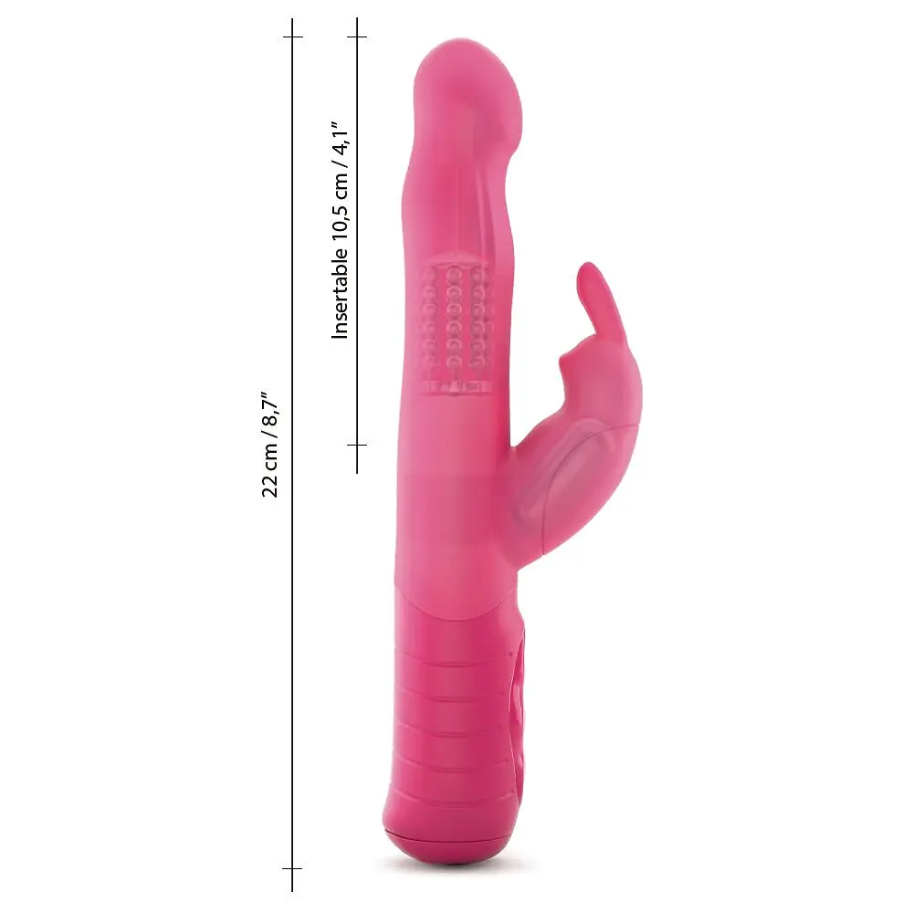 Вібратор-кролик Dorcel Baby Rabbit Magenta 2.0 з перлинним масажем і головкою, що обертається - фото 2