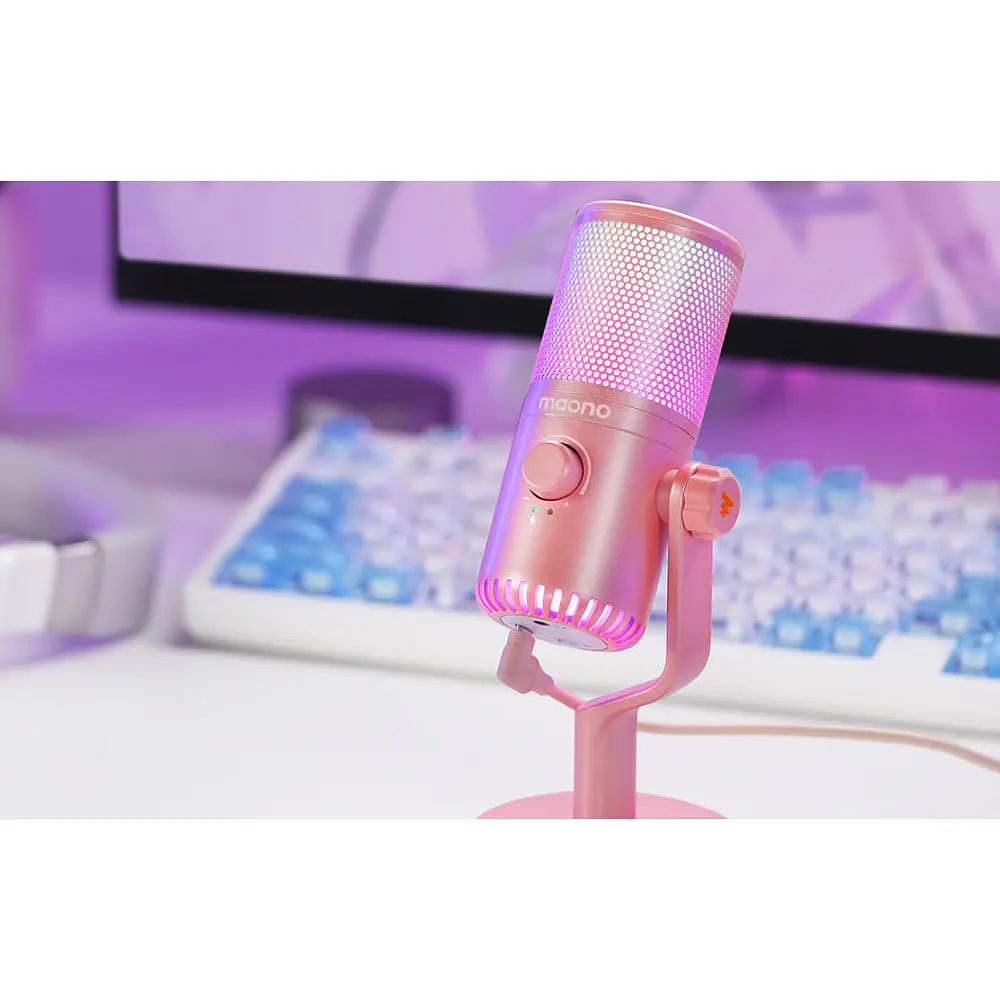 Микрофон Maono DM30 RGB Pink [119502] - фото 9