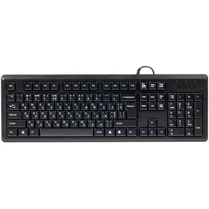Клавіатура дротова A4Tech KR-92 Black USB
