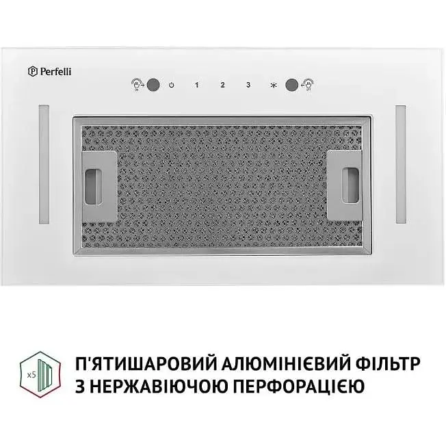 Витяжка Perfelli BIS 58844 WH 1200 LED - фото 4