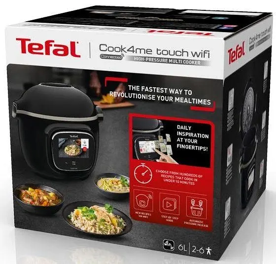 Мультиварка-скороварка Tefal Cook4me Touch CY912830 - фото 10