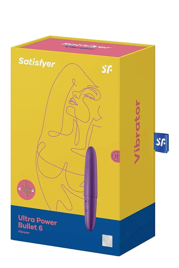 Віброкуля Satisfyer Ultra Power Bullet 6, 12,8 х2,2 см, (фіолетова) - фото 2