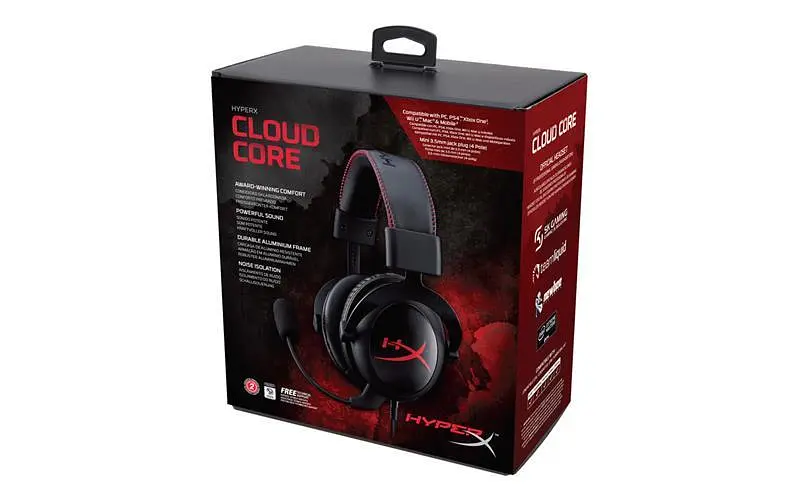 Ігрова гарнітура HyperX Cloud Core Black (KHX-HSCC-BK) - фото 2