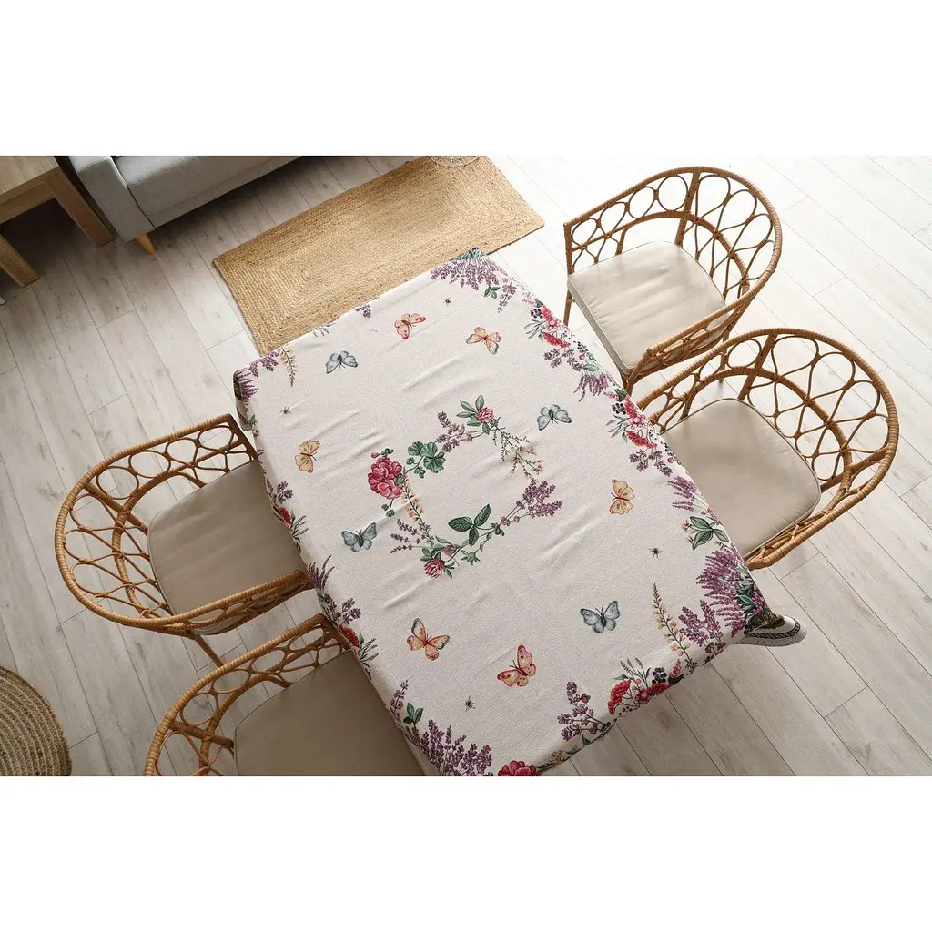 Скатертина Прованс Лавандове поле 140х130 см (26018) - фото 6