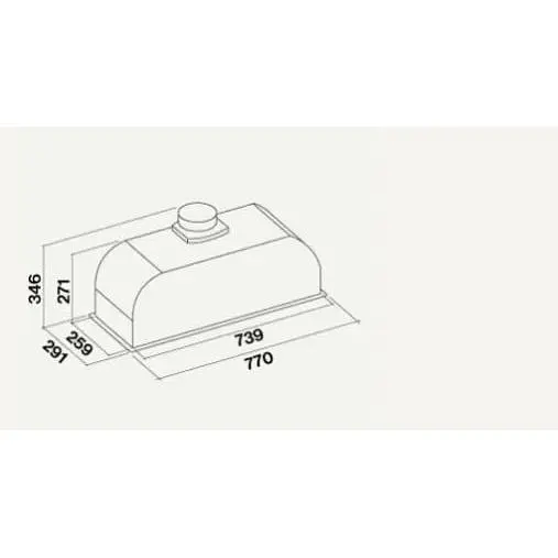 Вытяжка встроенная Falmec Built In Max Evo 70 White (CBIN70.E10#ZZZB460F) - фото 2