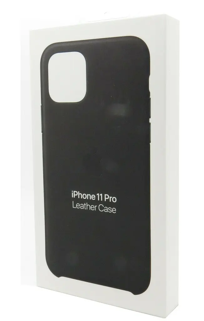 Шкіряний чохол-накладка Leather Case MWYE2ZM/A для iPhone 11 Pro (5.8") Black - фото 4