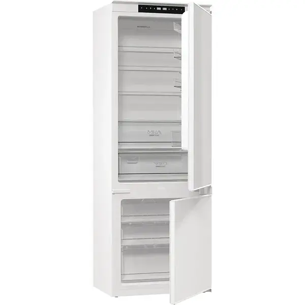 Холодильник Gorenje встроенныйный с нижн. мороз. 193.7x69x55 см 2 двери,341(84) л А++ NF+ белый диспл - фото 6